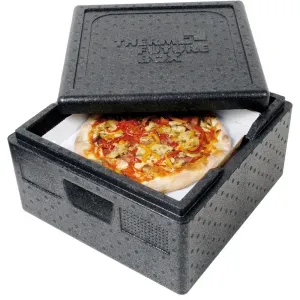 Thermo Future Box Thermobox ECO, für Pizza, 32 Liter, Thermobehälter für Pizza, Pasta und Weinflaschen, Nutzhöhe: 265 mm