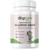 Allergie Tabletten Hund ALLERGIE-Away - Allergiehilfe mit Colostrum, Bierhefe & Prebiotika - Anti Allergie für Hunde gegen Juckreiz - Natürliche Alternative zu Apoquel oder Shampoo - Made in Germany