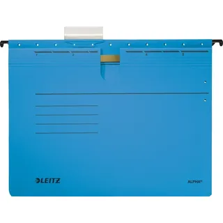 Leitz Hängehefter ALPHA A4, kaufmännische Heftung, blau, 25 Stück
