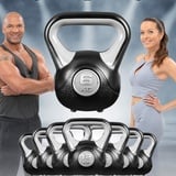 Miweba Sports Kettlebell KB200 | 4.0-12.0 Kg Gewichte - Kugelhantel - Kugelgewicht - Schwunghantel - Kettlebells - Hanteln - Hantel für Indoor & Outdoor - Krafttraining - Bodenschonend (6.0 kg)