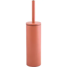 Spirella Wc Bürste Klobürste Toilettenbürste „akira“ mit hygienischem Behälter Terracotta Rot,