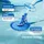 Wiltec Automatischer Poolsauger blau