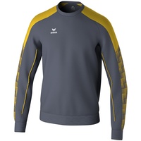 Erima Unisex Kinder EVO Star Funktionelles Sweatshirt (1072416), Slate Grey/gelb, 164