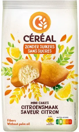 Cereal Mini Cakes Zuckerfrei Zitronengeschmack 196g