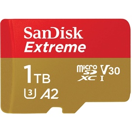 SanDisk Extreme microSDXC UHS-I U3 A2 V30 + SD-Adapter 1 TB