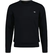 GANT Strickpullover COTTON PIQUE C-NECK Blau 4XL