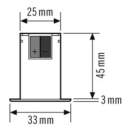ESYLUX Lichtsensor LS FLAT mini KNX