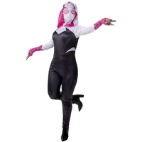 Marvel Spider-Gwen Kostüm für Erwachsene, Spider-Mann, Damen, Gwen Stacy, Superhelden-Kostüm, offizielles Lizenzprodukt, Größe S