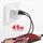 Swissten Edge GaN 1x USB-C PD 45W + 1x USB-A 18W QC Weiß