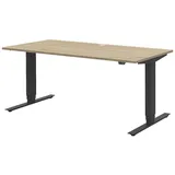 Röhr-Bush röhr Schreibtisch höhenverstellbar 160 x 64-128 x 70cm