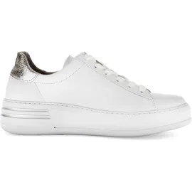 Gabor Sneaker, für Damen, weiß, Größe 42 1⁄2 EU / 8.5 UK
