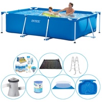 Intex Frame Pool Rechteckig 260x160x65 cm - 8-teilig - Swimming Pool Super Deal