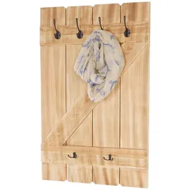 Mendler Garderobenpaneel HWC-D13 91 x 60 cm Kiefer