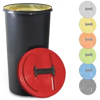 KUEFA Müllsackständer BSC 60L Mülleimer Gelber Sack, inkl. Klemm-Ring, UV-beständig rot