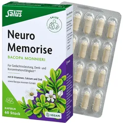 Neuro Memorise Bacopa Monnieri Salus Kapseln