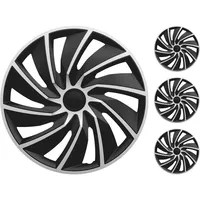 SMK Set 4er Radkappen 17 Zoll - Lachen Sie über Kratzer mit diesen flexiblen, leichten Radkappen 17 Zoll. Einfache Installation, Keine Werkzeuge erforderlich, Schutz vor Verblassen!