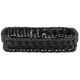 Was Besteckkorb schwarz Gastro 27 x 10 x 5 cm, Polypropylen