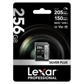 Lexar Silver Plus UHS-1 V30 R205/W150MB/s 256GB