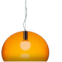 Kartell - FL/Y Pendelleuchte, orange
