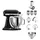KitchenAid Artisan 5KSM175PS Onyx Schwarz Beginnerset