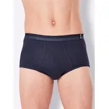 Kings Club Slip KINGS CLUB, Herren, Gr. 8, 3 Stk., bunt (schwarz, grau, meliert, marine), 100% Baumwolle, Meliert:12% Polyester, 88% Baumwolle, Unterhosen Slip