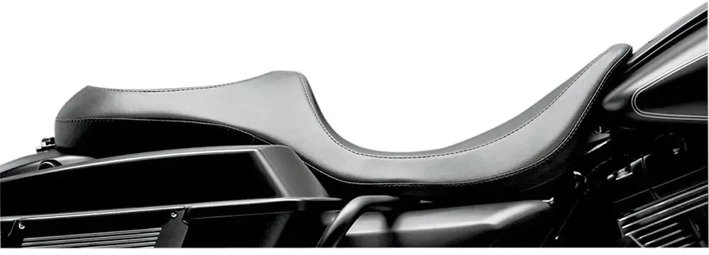 Le Pera Villian Two Up Smooth Harley Davidson Flhr 1584 Road King Motorradsitz - Black - One Size