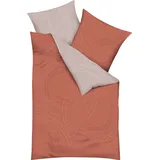 KAEPPEL Jaro Wendebettwäsche orange 135 x 200 cm + 2 x 80 x 80 cm