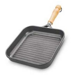 Berndes Grillpfanne Pfanne Steakpfanne 28 x 28 cm, Aluminiumguss, Induktionsgeeignet, Höhe: 4,8 cm