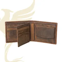 Hörner Velox Geldbeutel Herren Braun I Echtes Leder I Hochwertige Geldbörse Herren I Wallet for Men I Portemonnaie Herren I Brieftasche Herren I Karten Portemonnaie Herren I RFID Schutz