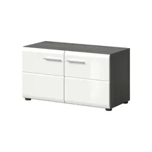 MID.YOU Sitzbank Salsa 80 x 44 x 37 cm weiß hochglänzend / weiß