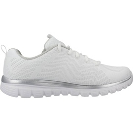 SKECHERS Graceful - Get Connected white/silver 38