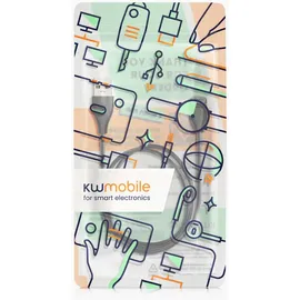 kwmobile USB Kabel Charger kompatibel mit Garmin Fenix 5 / Fenix 6 / Fenix 7 / Forerunner 745 / Tactix Delta Ladekabel - Smart Watch Ersatzkabel - Fitnesstracker Aufladekabel in Schwarz