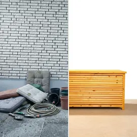 MuCoLa Auflagenbox 170 x 50 x 58 cm Beige