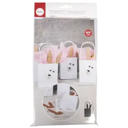 Papier Geschenktasche Osterhase - Bastelpackung für 6 Taschen