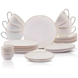 KARACA Elegance Bone Marcelo Kaffeeservice 6-tlg. Gold
