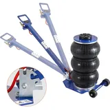 Vevor Pneumatischer Wagenheber Air Jack 3 t, Blau Dreifachbeutel Luftheber 140-450 mm Hubhöhe Sack Luftwagenheber, 5 Minuten Hub Luftheber Wagenheberheber Wagenheber für SUV, Lkw Blau