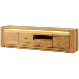 MASSIVMOEBEL24.DE KENT TV-Lowboard 193x40x53 cm Beige Holz