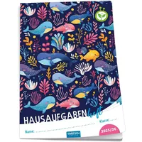 Trötsch Verlag Trötsch Jahresbezogenes Hausaufgabenheft Grundschule Meerestiere 25/26