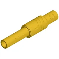 Hirschmann KUN S Sicherheits-Lamellenbuchse Buchse, gerade Stift-Ø: 4mm Gelb