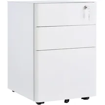 Vinsetto Rollcontainer 39 x 48 x 59 cm Weiß