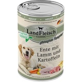 Dr. Alders Landfleisch Dog Landfleisch Dog Classic Ente mit Lamm & Kartoffeln 400g (Menge: 6 je Bestelleinheit)