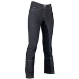 HKM Damen Jodhpur -Miss Blink- 1/1 Alos Besatz6169 Reithose, Blau, 34 EU
