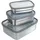 Wenko Lunchboxen Edelstahl silber 6-teilig
