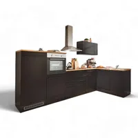 BASIC by Balculina Winkelküche Jazz L-Form 320 x 175 cm weiß matt/weiß hochglanz/stone dark