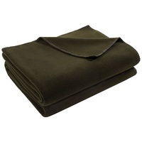 Plaid Soft-Fleece, zoeppritz, mit unverwechselbarem Cashmere Handfeel grün 110 cm x 150 cmGUTEMARKEN