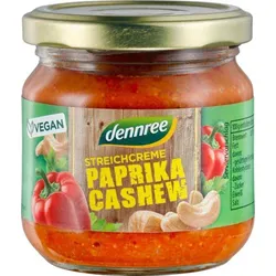 dennree Streichcreme Paprika Cashew bio