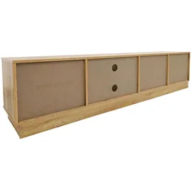 OTTO home Angers Lowboard 200 cm Beige Holzwerkstoff