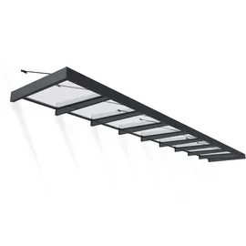 CANOPIA Vordach Sophia XL 850 x 140 cm grau