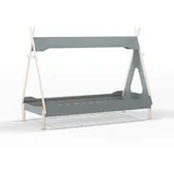 CaliCosy Etagenbett LOU 90 x 190 cm Holz lackiert Grün