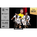 TCL 75T8A 75-Zoll-Fernseher, QLED, HDR 1000 nits, Full Array Local Dimming, IMAX Enhanced, 144Hz VRR, Dolby Vision und Atmos TV, Unterstützt bei Google